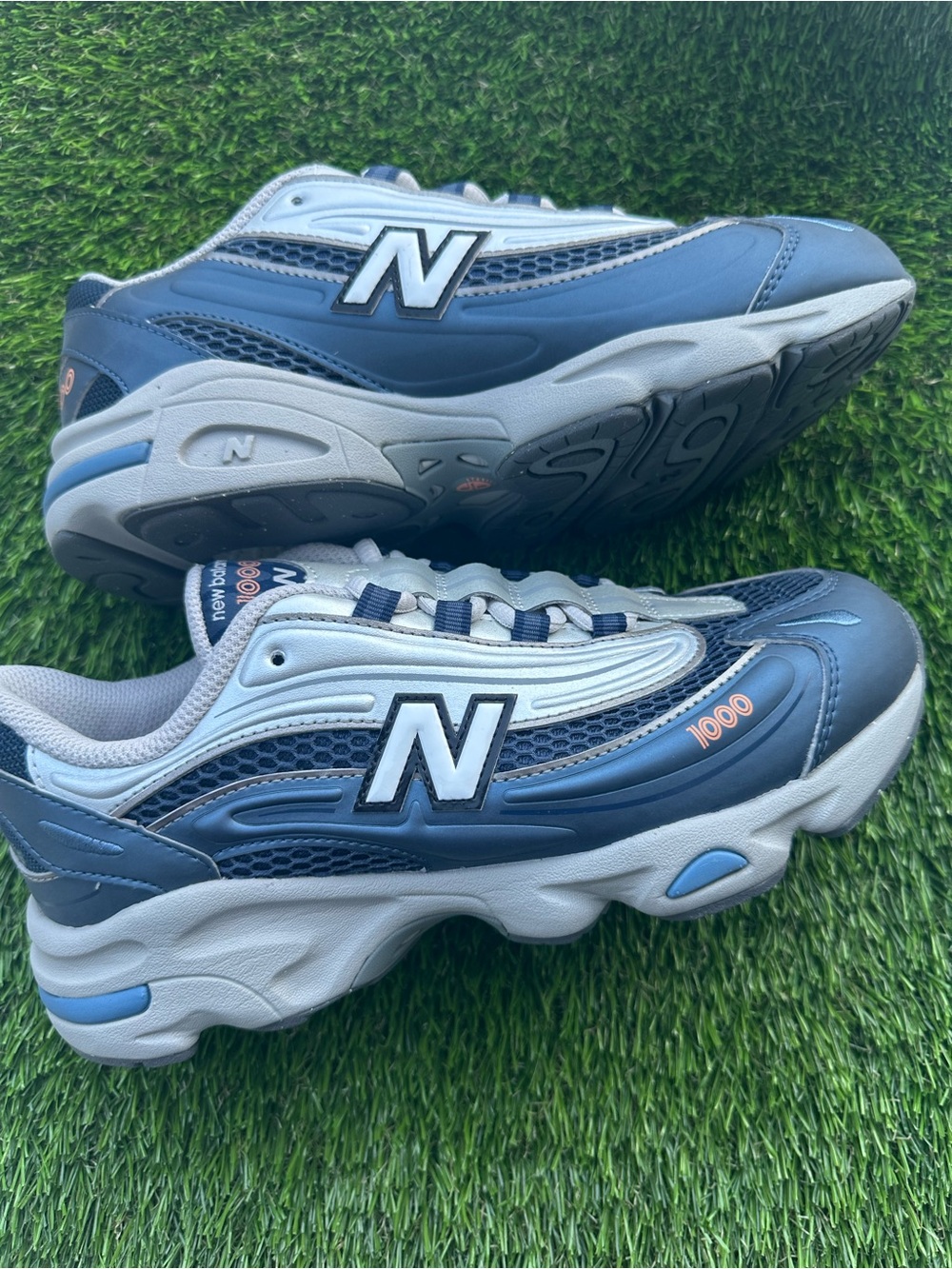 New Balance Kids 1000 Trainer - Blue and Gray
